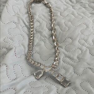 Swarovski Elegant Silver Necklace